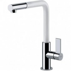 Змішувач для кухні Franke Neptune Evo, довж.виливу - 261мм, витяжний, 1важіль, білий