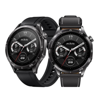 Смарт-годинник Mibro GT 46мм, 1.43", 466x466, AMOLED, BT 5.3, GPS, 5 ATM, темний метал Смарт-годинник Mibro GT 46мм, 1.43", 466x466, AMOLED, BT 5.3, GPS, 5 ATM, темний метал