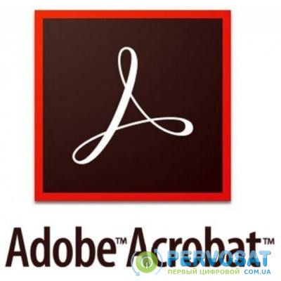 Офисное приложение Adobe Acrobat Standard 2020 Windows Ukrainian AOO License TLP (1 - (65310938AD01A00)