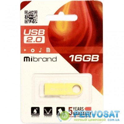USB флеш накопитель Mibrand 64GB Puma Gold USB 2.0 (MI2.0/PU64U1G)