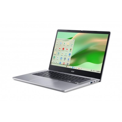 Ноутбук Acer Chromebook CB314-4H 14&quot; FHD IPS, Intel C N100, 8GB, F128GB, UMA, ChromeOS, сріблястий