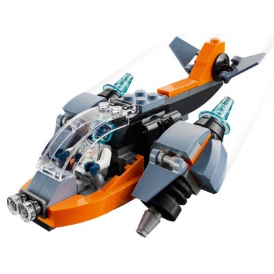 Конструктор LEGO Creator Кібердрон 113 деталей (31111)