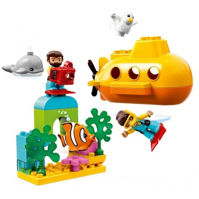 Конструктор LEGO DUPLO Подорож субмарини 24 деталі (10910)