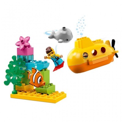 Конструктор LEGO DUPLO Подорож субмарини 24 деталі (10910)