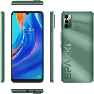 Смартфон TECNO Spark 7 (KF6n) 4/64Gb NFC Dual SIM Spruce Green