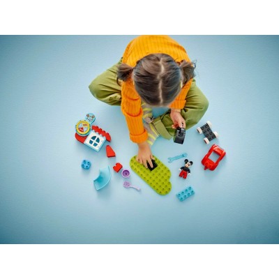 Конструктор LEGO DUPLO Disney Міккі Маус: Клубний будинок і автомобіль