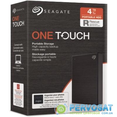 Внешний жесткий диск 2.5" 4TB One Touch USB 3.2 Seagate (STKC4000400)