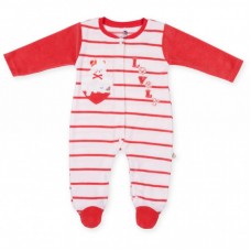 Чоловічок Bibaby в смужку "Lovely" (60173-56G-coral) Чоловічок Bibaby в смужку "Lovely" (60173-56G-coral)