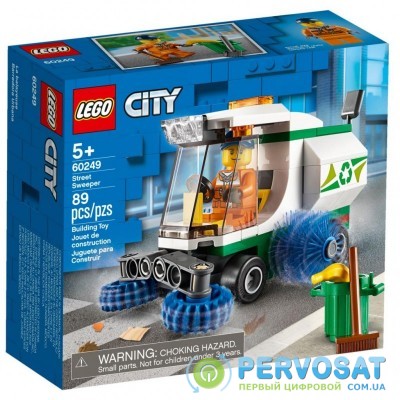 Конструктор LEGO City Great Vehicles Машина для очистки улиц 89 деталей (60249)