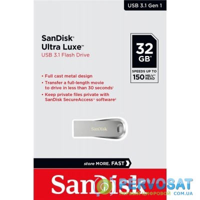 SanDisk USB 3.1 Ultra Luxe[SDCZ74-032G-G46]