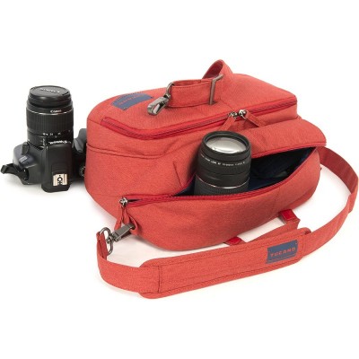Сумка для фотоапарату, Tucano Contatto Digital Bag Large, червона
