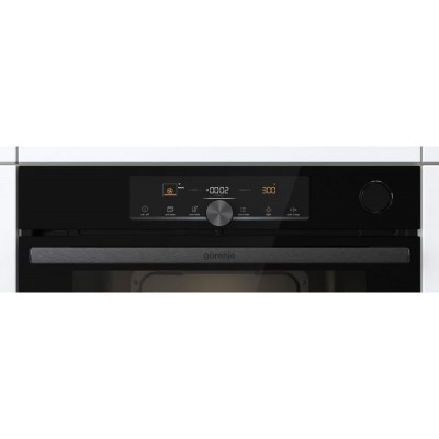 Духова шафа Gorenje електрична, 77л, A+, пара, дисплей, 300 °C, Wi-Fi, чорний