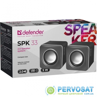 Акустическая система Defender SPK 33 Grey (65632)