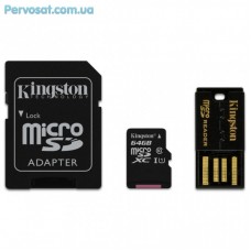 Карта пам'яті Kingston 64Gb microSDXC class 10 (MBLY10G2/64GB) Карта пам'яті Kingston 64Gb microSDXC class 10 (MBLY10G2/64GB)