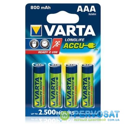 Аккумулятор Varta AAA Long Life 800mAh * 4 (56703101404)