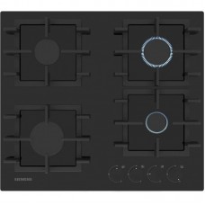 Варильна поверхня Siemens  газова на склі, 60см, чавун, чорний