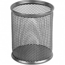 Підставка для ручок Axent square 80х80х100мм, wire mesh, silver (2111-03-A) Підставка для ручок Axent square 80х80х100мм, wire mesh, silver (2111-03-A)