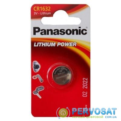Батарейка PANASONIC CR 1632 Lithium * 1 (CR-1632EL/1B)