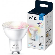 Керована по WiFi лампа WiZ GU10 4,7W(50W 400Lm) 2200-6500K RGB Wi-Fi Керована по WiFi лампа WiZ GU10 4,7W(50W 400Lm) 2200-6500K RGB Wi-Fi