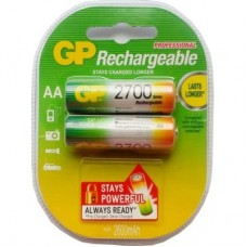 Акумулятор AA R6 2700mAh * 2 GP (GP270AAHC-2PL2) Акумулятор AA R6 2700mAh * 2 GP (GP270AAHC-2PL2)