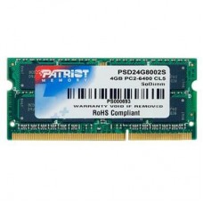 Модуль пам'яті для ноутбука SoDIMM DDR2 4GB 800 MHz Patriot (PSD24G8002S) Модуль пам'яті для ноутбука SoDIMM DDR2 4GB 800 MHz Patriot (PSD24G8002S)