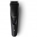 Тример Philips Series 3000, для бороди, вусів, голови та тіла, акум., насадок-1, сталь, чорний