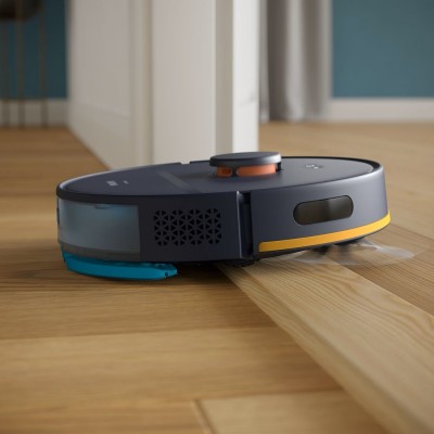 Робот-пилосос Philips Series 2000, h=9.7см, вологе прибирання, конт пил -0.38л, вода -0.3л, автон. робота до 120хв, EPA 11, Wi-Fi, темно-синій