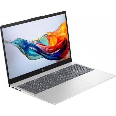 Ноутбук HP 15-fc0312ua 15.6" FHD IPS AG, AMD R5-7520U, 16GB, F512GB, UMA, DOS, сріблястий