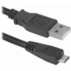Дата кабель USB08-06 USB 2.0 - Micro USB, 1.8м Defender (87459) Дата кабель USB08-06 USB 2.0 - Micro USB, 1.8м Defender (87459)