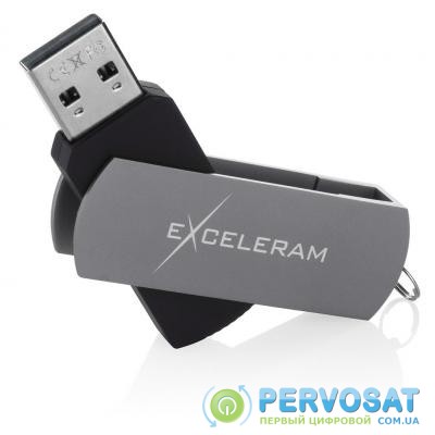 USB флеш накопитель eXceleram 8GB P2 Series Gray/Black USB 2.0 (EXP2U2GB08)