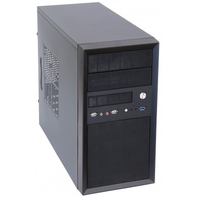 Корпус CHIEFTEC Mesh CT-01B,з блоком живлення CHIEFTEC iArena GPA-400S8 400Вт,1xUSB3.0,mATX,чорний