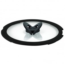 Кришка Tefal Ingenio 16см, скло, силікон, прозоро-чорний Кришка Tefal Ingenio 16см, скло, силікон, прозоро-чорний