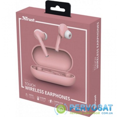 Наушники Trust Nika Touch True Wireless Pink (23704)