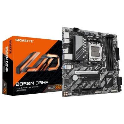 Материнська плата GIGABYTE B850M D3HP sAM5 B850 4xDDR5 M.2 HDMI DP mATX