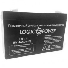 Батарея до ДБЖ LogicPower 6В 14 Ач (2573) Батарея до ДБЖ LogicPower 6В 14 Ач (2573)