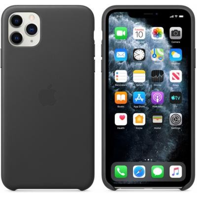 Чехол для моб. телефона Apple iPhone 11 Pro Max Leather Case - Black (MX0E2ZM/A)