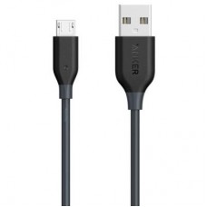 Дата кабель USB 2.0 AM to Micro 5P 0.9m V3 Powerline Space Gray Anker (A8132H11/A8132G11) Дата кабель USB 2.0 AM to Micro 5P 0.9m V3 Powerline Space Gray Anker (A8132H11/A8132G11)