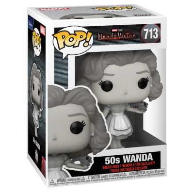 Фігурка Funko POP! Bobble Marvel WandaVision Wanda 50s (B&W) 52042