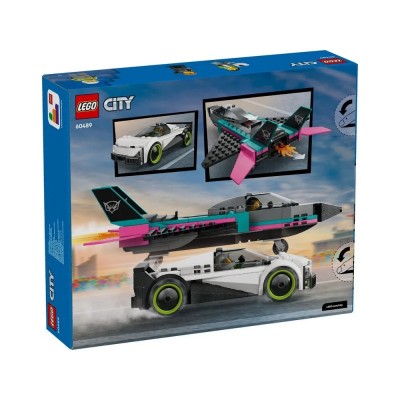 Конструктор LEGO City Реактивний літак проти автомобіля
