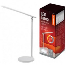 Настільна лампа ColorWay 4W with built-in battery 1800 mAh USB in/out 5V*1A, white (CW-DL02B-W) Настільна лампа ColorWay 4W with built-in battery 1800 mAh USB in/out 5V*1A, white (CW-DL02B-W)