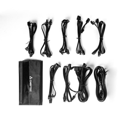 Блок живлення CHIEFTEC PowerUP  (650W), >90%, 80+ Gold, 120мм, 1xMB 24pin(20+4), 2xCPU 8pin(4+4), 3xMolex, 9xSATA, 2xPCIe 8pin(6+2), Fully Modular