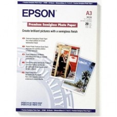 Папір EPSON A3 Premium Semigloss Photo (C13S041334)