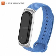 Ремінець до фітнес браслета Armorstandart Carbon Silicone Series для Xiaomi Mi Band 4/3 Royal Blue (ARM55190) Ремінець до фітнес браслета Armorstandart Carbon Silicone Series для Xiaomi Mi Band 4/3 Royal Blue (ARM55190)