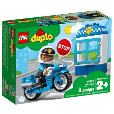 Конструктор LEGO DUPLO Полицейский мотоцикл 8 деталей (10900)