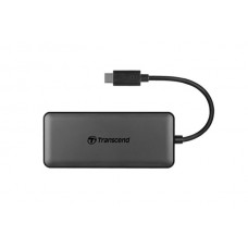 Хаб Transcend USB Type-C HUB 6 ports microSD/SD Black Хаб Transcend USB Type-C HUB 6 ports microSD/SD Black