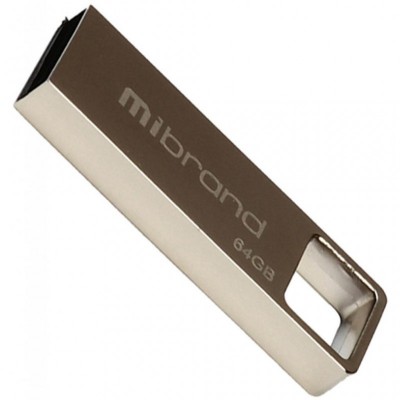 USB флеш накопитель Mibrand 64GB Shark Silver USB 2.0 (MI2.0/SH64U4S)