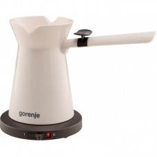 Кавоварка Gorenje електротурка 0.35л, мелена, на 2 чашки, бежевий Кавоварка Gorenje електротурка 0.35л, мелена, на 2 чашки, бежевий