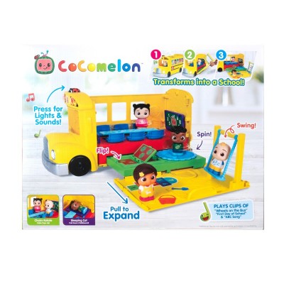 Ігровий набір CoComelon Vehicle Шкільний автобус трансформер, світло, звук Ігровий набір CoComelon Vehicle Шкільний автобус трансформер, світло, звук