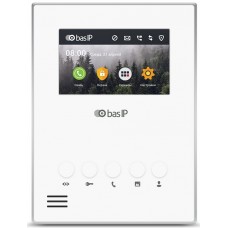 IP відеодомофон BasIP AU-04LA White IP відеодомофон BasIP AU-04LA White