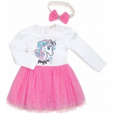 Плаття Breeze з фатіновой спідницею і бантом (15510-110G-pink) Плаття Breeze з фатіновой спідницею і бантом (15510-110G-pink)